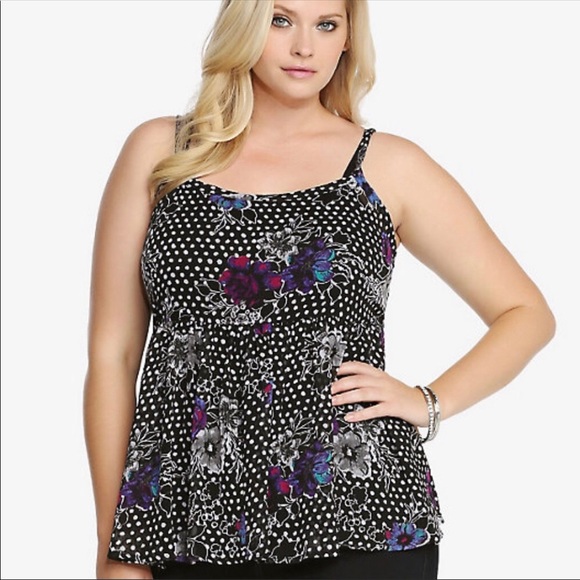 torrid Tops - Torrid Sheer Babydoll Cami